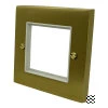 Edward Satin Brass Modular Plate - Click to see large image