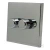 Edward Polished Chrome LED Dimmer - Click to see large image