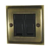 Nouveau Antique RJ45 Network Socket - Click to see large image