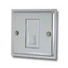 Nouveau Polished Chrome RJ45 Network Socket - Click to see large image