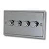 Nouveau Polished Chrome Intelligent Dimmer - Click to see large image