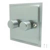 Nouveau Satin Chrome LED Dimmer - Click to see large image