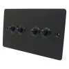 Flat Black Toggle (Dolly) Switch - Click to see large image