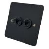 Flat Black Toggle (Dolly) Switch - Click to see large image