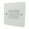 Flat White Light Switch - Click to see large image