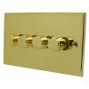 Trim Polished Brass LED Dimmer - Click to see large image