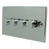 Trim Polished Chrome LED Dimmer - Click to see large image