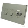 Trim Polished Chrome Dimmer and Light Switch Combination - Click to see large image