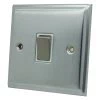 Mondo Satin Chrome Light Switch - Click to see large image