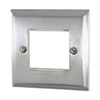 Mondo Satin Chrome Modular Plate - Click to see large image