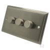 Mondo Satin Nickel LED Dimmer - Click to see large image