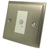 Mondo Satin Nickel PIR Switch - Click to see large image