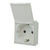 European Plug Socket Schuko (European) Plug Socket Module - Click to see large image