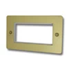 Slim Polished Brass Modular Plate - Click to see large image