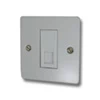 Slim Polished Chrome RJ45 Network Socket - Click to see large image