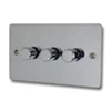 Slim Polished Chrome Intelligent Dimmer - Click to see large image