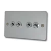 Slim Polished Chrome Toggle (Dolly) Switch - Click to see large image