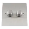 Slim Satin Chrome LED Dimmer - Click to see large image