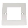 Slim Satin Chrome Modular Plate - Click to see large image