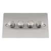 Slim Satin Chrome LED Dimmer - Click to see large image