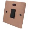 Slim Classic Brushed Copper 20 Amp Switch - Click to see large image