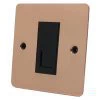 Slim Polished Copper RJ45 Network Socket - Click to see large image