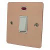 Slim Polished Copper 20 Amp Switch - Click to see large image