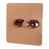 Slim Polished Copper Intelligent Dimmer - Click to see large image