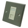 Timeless Satin Stainless RJ45 Network Socket - Click to see large image