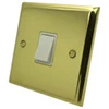 Style Polished Brass Light Switch - Click to see large image