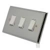 Style Polished Chrome Light Switch - Click to see large image