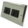 Style Polished Chrome Light Switch - Click to see large image