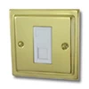 Victoria Classic Polished Brass RJ45 Network Socket - Click to see large image