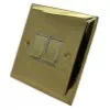 Grande Polished Brass Light Switch - Click to see large image