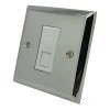 Grande Polished Chrome RJ45 Network Socket - Click to see large image