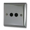 Grande Polished Chrome TV Socket - Click to see large image