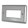 Grande Polished Chrome Modular Plate - Click to see large image