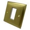 Grande Satin Brass Modular Plate - Click to see large image