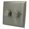 Grande Satin Stainless Intelligent Dimmer - Click to see large image