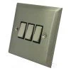 Grande Satin Stainless Light Switch - Click to see large image