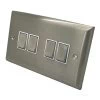 Grande Satin Stainless Light Switch - Click to see large image