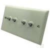 Grande White Toggle (Dolly) Switch - Click to see large image