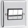 Ensemble Polished Chrome Light Switch - Click to see large image