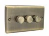 Ensemble Antique Brass LED Dimmer - Click to see large image