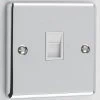 Ensemble Polished Chrome RJ45 Network Socket - Click to see large image