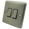 Ensemble Brushed Steel Light Switch - Click to see large image