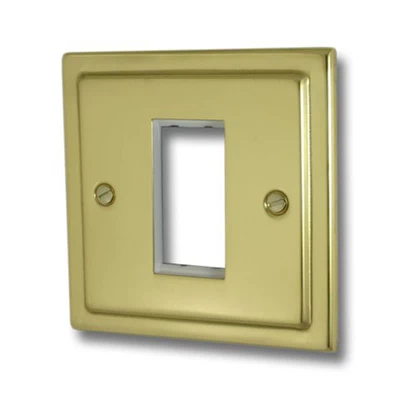 Victoria Polished Brass Modular Plate