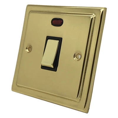 Victoria Polished Brass 20 Amp Switch