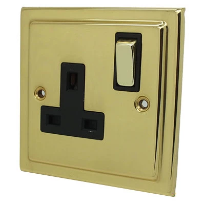 Victoria Polished Brass Toggle (Dolly) Switch