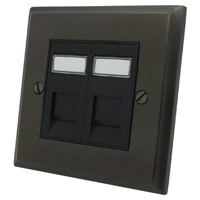 Style Silk Bronze RJ45 Network Socket